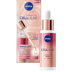 Nivea Cellular Expert Lift Siero Lift 3-zone Viso Antirughe Per Un Effetto Lifting 30ml