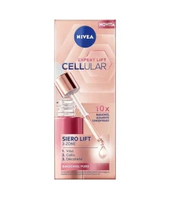 Nivea Cellular Expert Lift Siero Lift 3-zone Viso Antirughe Per Un Effetto Lifting 30ml