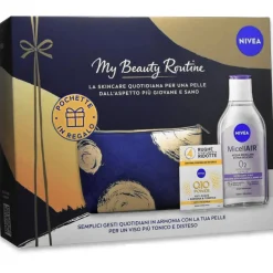 Nivea Cofanetto Crema Viso Q10 50ml + Acqua Micellare 400ml
