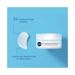 Nivea Crema Giorno Rinfrescante 24h Idratazione Spf15 Per Viso Idratante E Rinfrescante 50ml