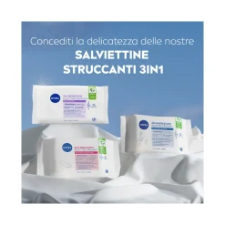 Nivea Creme Care Salviettine Struccanti Salviette Delicate E Idratanti Per Uso Giornaliero 25 Pezzi