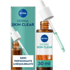 Nivea Derma Skin Clear Siero Viso Perfezionante & Riequilibrante Per La Cura Della Pelle 30ml