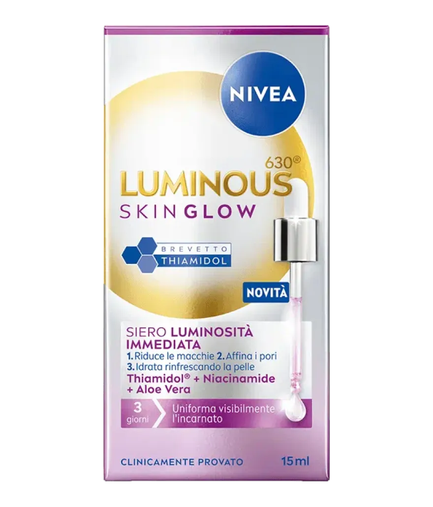 Nivea Luminous 630 Skinglow Siero Luminosità Immediata 15ml