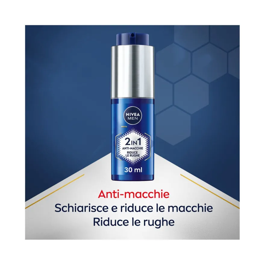 Nivea Men Anti-age Power Serum Anti-macchie Siero Viso Uomo Antirughe E Macchie 30ml