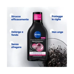 Nivea Micellair Professional Acqua Micellare Bifase Detergente Viso E Occhi Struccante Bifase 400ml
