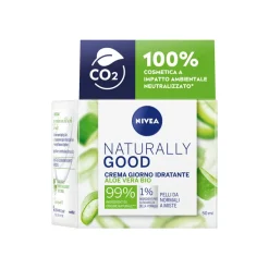 Nivea Naturally Good Crema Giorno Idratante Viso Rinfrescante Per Pelli Normali E Miste 50ml