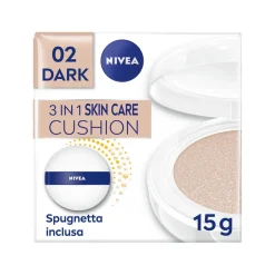 Nivea Q10 Plus Anti-age 3in1 Skin Care Cushion Dark Crema Viso Colorata Anti-età Fp15 15ml
