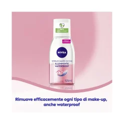Nivea Struccante Occhi Bifase Illuminante Waterproof Olio Struccante Bifasico Per Gli Occhi 125ml