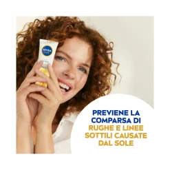 Nivea Sun Uv Viso Anti-età Fp30 Crema Solare Viso Antirughe E Antimacchie Con Coenzima Q10 50ml