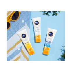 Nivea Sun Uv Viso Sensitive Fp50 Crema Solare Viso Delicata Per Pelli Sensibili 50ml