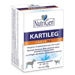 Nutrigen Kartileg Forte He Mangime Complementare Per Articolazioni Cani/Gatti 60 Tavolette