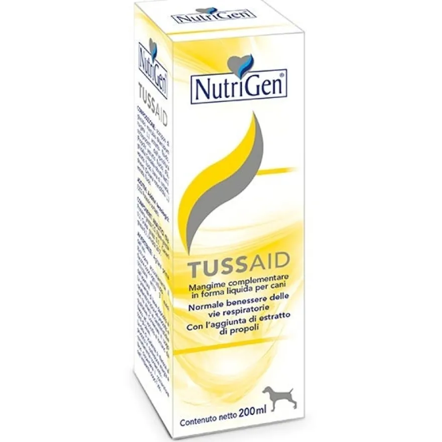 Nutrigen Tussaid Sciroppo Mangime Complementare Per Vie Respiratorie Cani 200ml