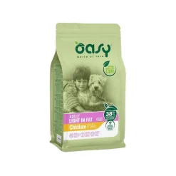 Oasy Adult Light In Fat Con Pollo Per Cani Adulti 3kg