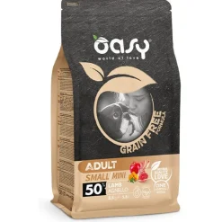 Oasy Dry Grain Free Formula Crocchette All'Agnello Per Cani Adulti Taglia Small/Mini Sacco 2,5kg