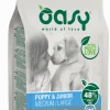 Oasy Dry Monoproteico Crocchette All'Agnello Per Cuccioli Taglia Media/Grande Sacco 12kg