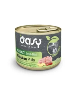 Oasy Grain Free Cibo Umido Pollo Per Cuccioli Taglia Small/Mini 200g