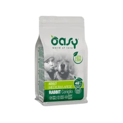 Oasy One Animal Protein Adult Medium & Large Con Coniglio Per Cani Adulti 2.5kg
