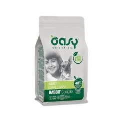 Oasy One Animal Protein Adult Small & Mini Con Coniglio Per Cani Adulti 2.5kg