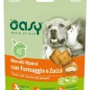 Oasy Snack per Cani Biscotti Ripieni con Formaggio e Zucca 80g