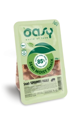 Oasy Snack per Cani Semiumido Maiale 100g