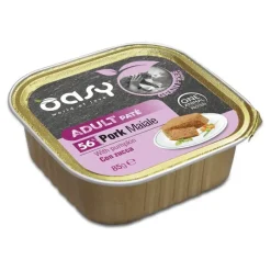 Oasy Wet Cat Grain Free Adult Maiale Zucca Vachetta 85 g