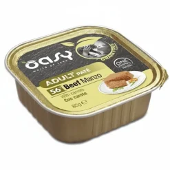 Oasy Wet Cat Grain Free Adult Manzo Carote Vaschetta 85 g