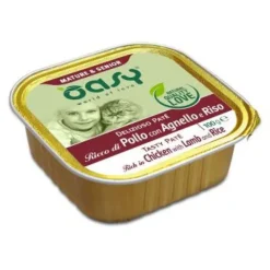 Oasy Wet Delizioso Pate' m & Senior Pollo con Agnello 100 g