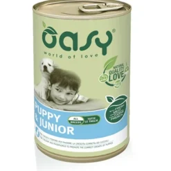 Oasy Wet Dog Lifestage Patè Cibo Umido Cuccioli Lattina 400g