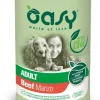 Oasy Wet Dog Lifestage Patè Manzo Cibo Umido Cani Adulti Lattina 400g