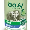 Oasy Wet Dog Lifestage Patè Pesce Cibo Umido Cani Adulti Lattina 400g