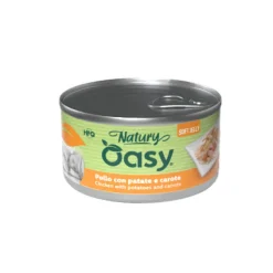 Oasy Wet Dog Natury Soft Jelly Pollo con Patate e Carote Lattina 150 g