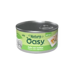 Oasy Wet Dog Natury Soft Jelly Pollo con Verdure Lattina 150 g