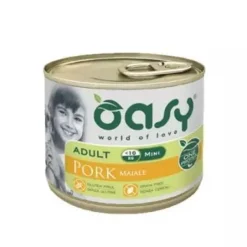 Oasy Wet Dog One Adult Small/mini Maiale 200 g