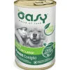 Oasy Wet Dog One Animal Protein Coniglio Cibo Umido Cani Adulti Taglia Media/Grande Lattina 400g