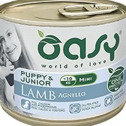 Oasy Wet Dog One Puppy Small/mini Mini Agnello 200 g