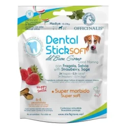 Officinalis Dental Stick Soft Buongiorno Cani Taglia Media 6/8 Pezzi
