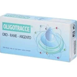 Oligotracce Oro Rame Argento 20 Fiale