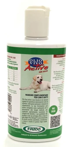Olio Vivo Active Mangime Complementare Manto Cani/Gatti 250ml