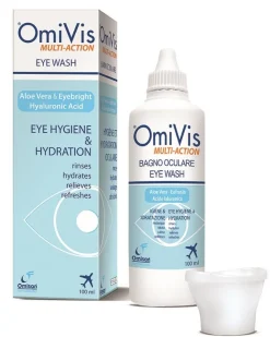 Omivis Bagno Oculare 100ml + Occhiera