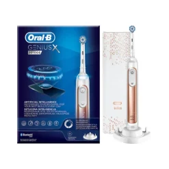 Oral-B Genius X 20100S Spazzolino Elettrico Oro Rosa