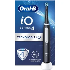 Oral-B iO 4 Spazzolino Elettrico Ricaricabile Nero