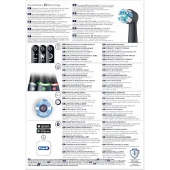 Oral-B iO6 Spazzolino Elettrico Ricaricabile Nero Con Custodia Da Viaggio