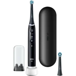 Oral-B iO6 Spazzolino Elettrico Ricaricabile Nero Con Custodia Da Viaggio