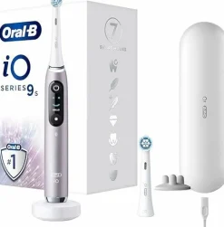 Oral-B iO 9S Spazzolino Elettrico Ricaricabile Rosa + 2 Testine