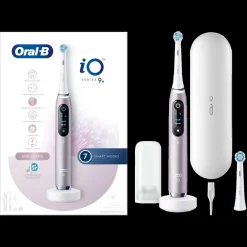 Oral-B iO 9S Spazzolino Elettrico Ricaricabile Rosa + 2 Testine