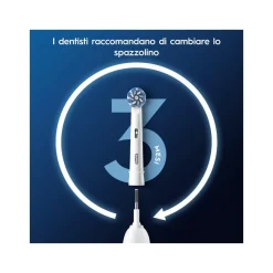 Oral-B Power Refill EB60-3 Sensitive Clean 3 Testine Di Ricambio