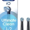 Oralb Power Refill io Ultra Clean Black 2 Pezzi