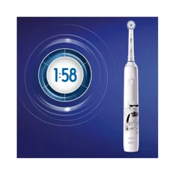 Oral-B Pro3 Junior Star Wars Spazzolino Elettrico Ricaricabile Bambini + 1 Testina Di Ricambio