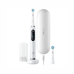 Oral-B Spazzolino Elettrico Ricaricabile iO 9S Bianco, 2 Testine, 1 Custodia Da Viaggio Ricaricabile, 1 Spazzolino