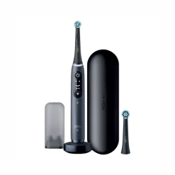 Oral-B Spazzolino Elettrico Ricaricabile iO 7S Nero, 2 Testine, 1 Custodia Da Viaggio, 1 Spazzolino